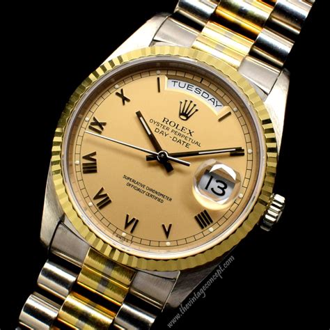 rolex day date specs|Rolex Day-Date two tone.